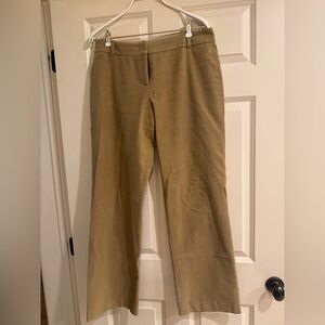 J. Crew Tan Straight Leg Pants